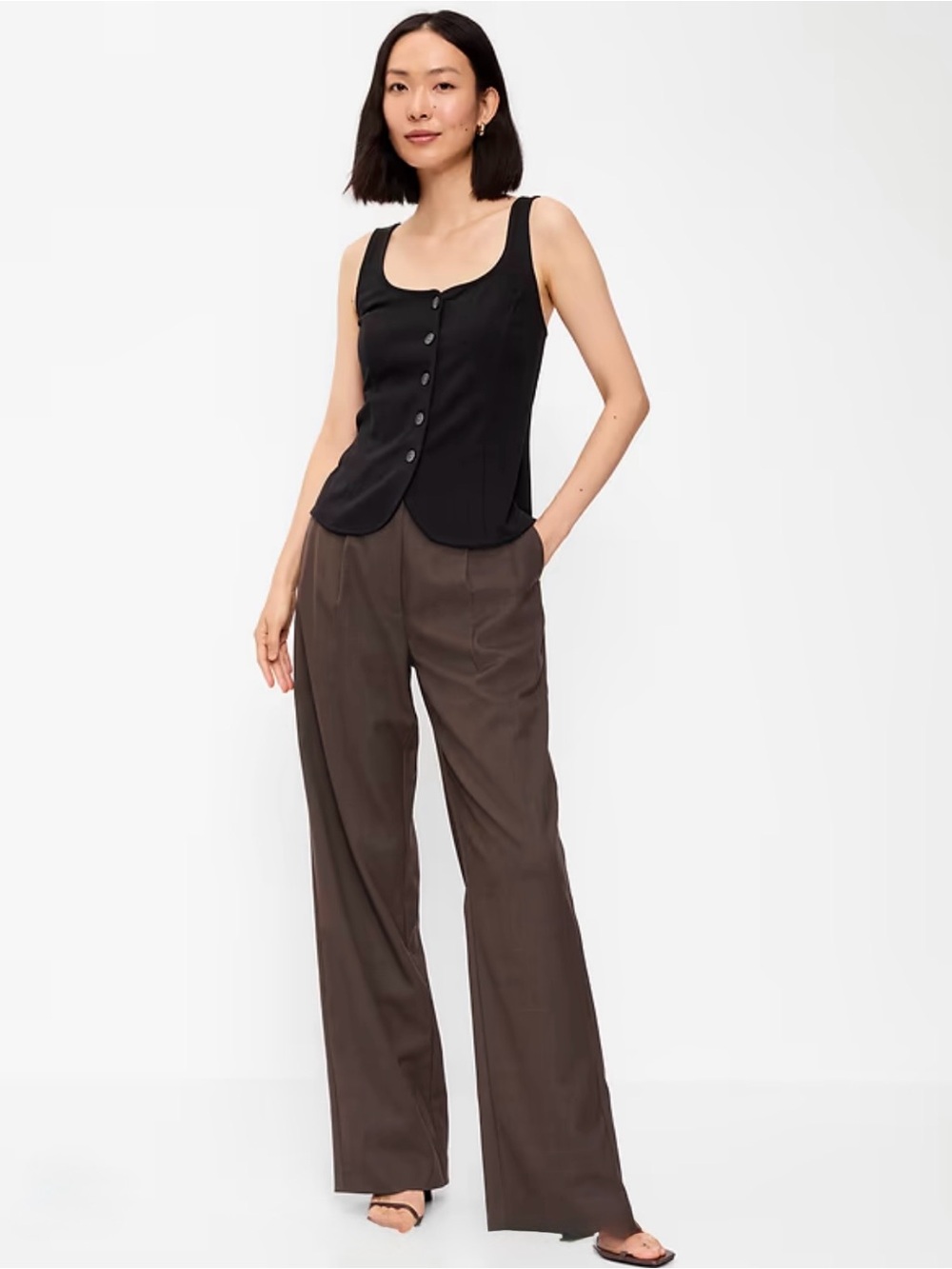 Wide-Leg Trousers